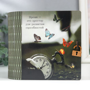 90654249 Шкатулка-книга "Время" 14х14 см STLM-0324475 SIMALAND