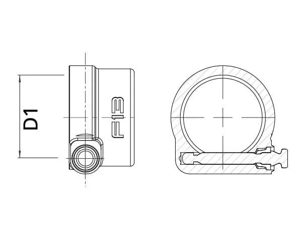 Штуцер крышки F TECO FASTEC® ARCH-00003723 - Вид №1