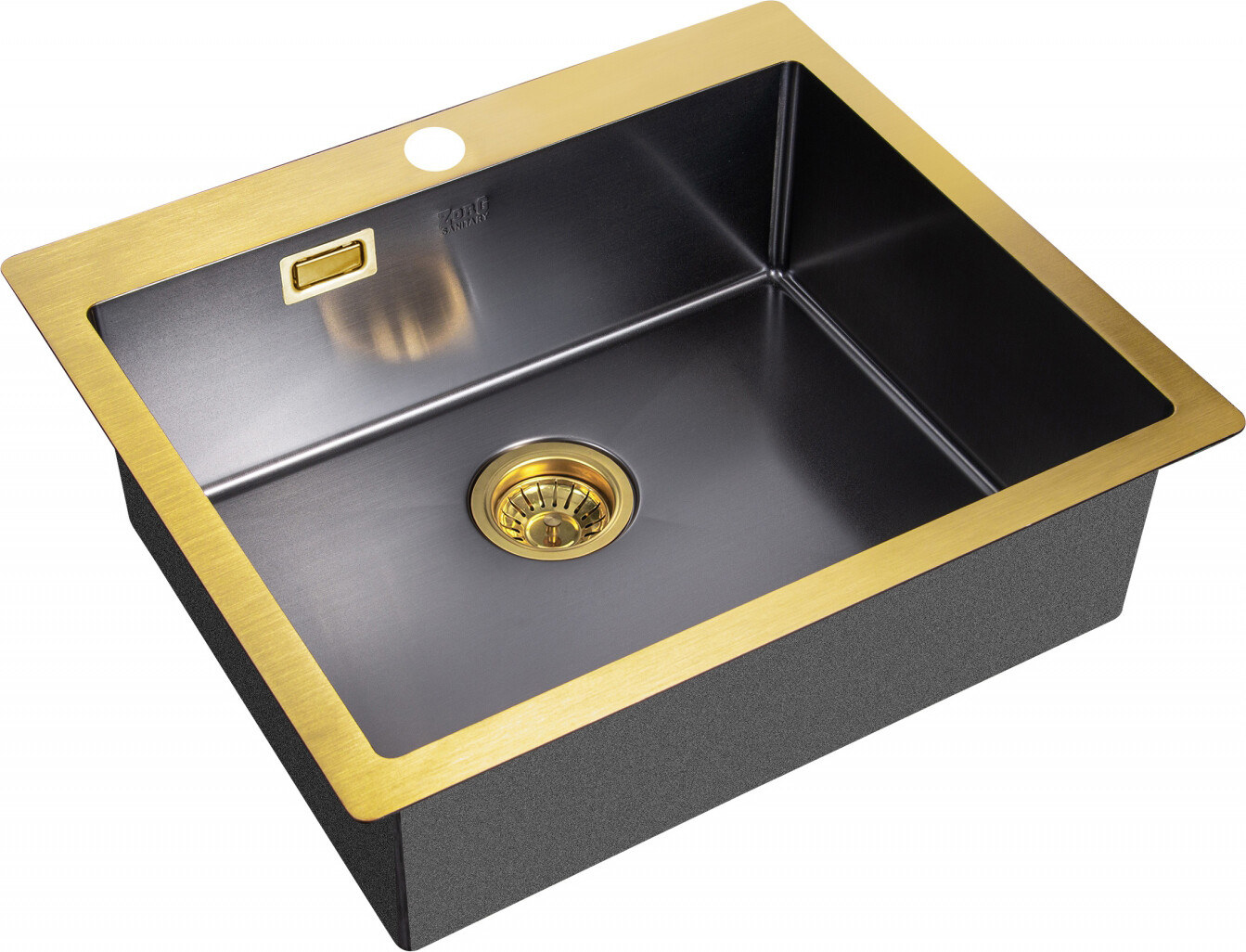 Мойка кухонная ZorG Inox A 5951 BR/GRAFIT из нержавеющей стали, графит/бронза