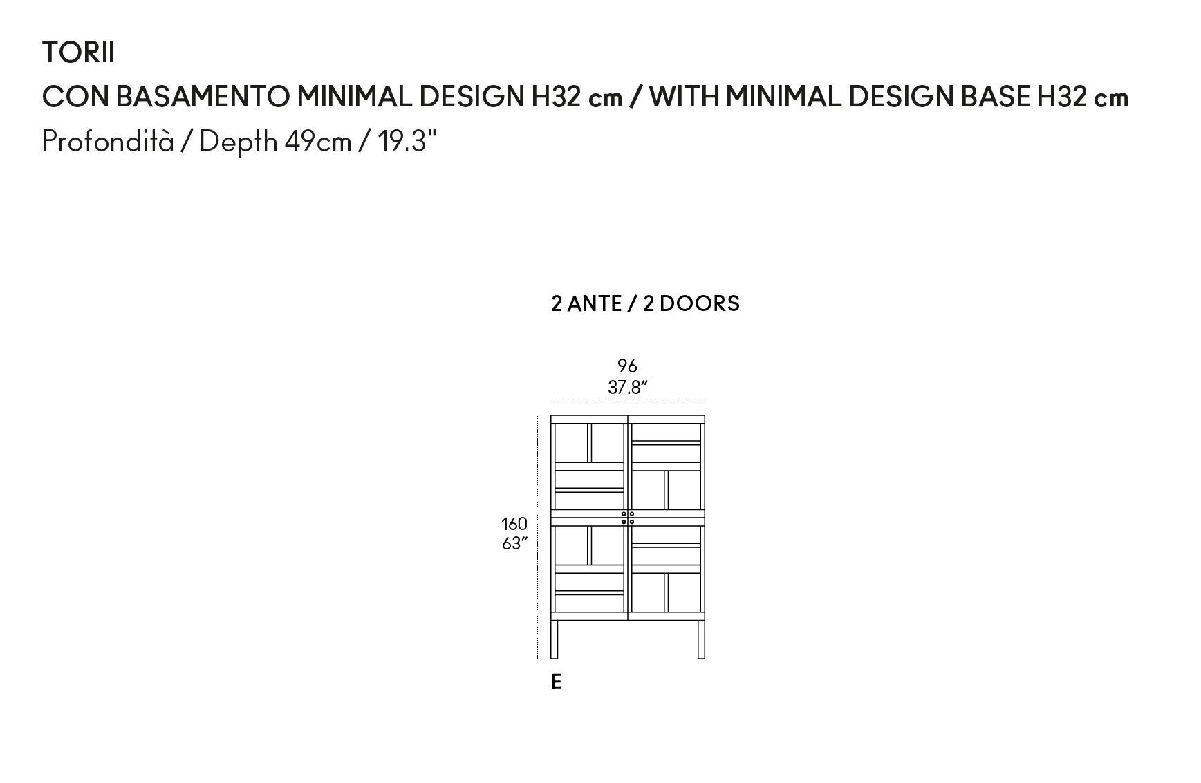 Деревянная витрина со встроенным освещением Casamania & Horm Torii ARCH-00132334 - Вид №15