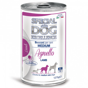 ПР0059883 Корм для собак EXCELLENCE Chunkies для средних пород, ягненок банка 1275г SPECIAL DOG