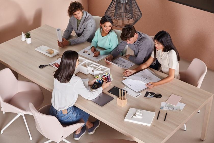 ACTIU Мягкое кожаное кресло Noom sun-id-1371669 - Вид №8