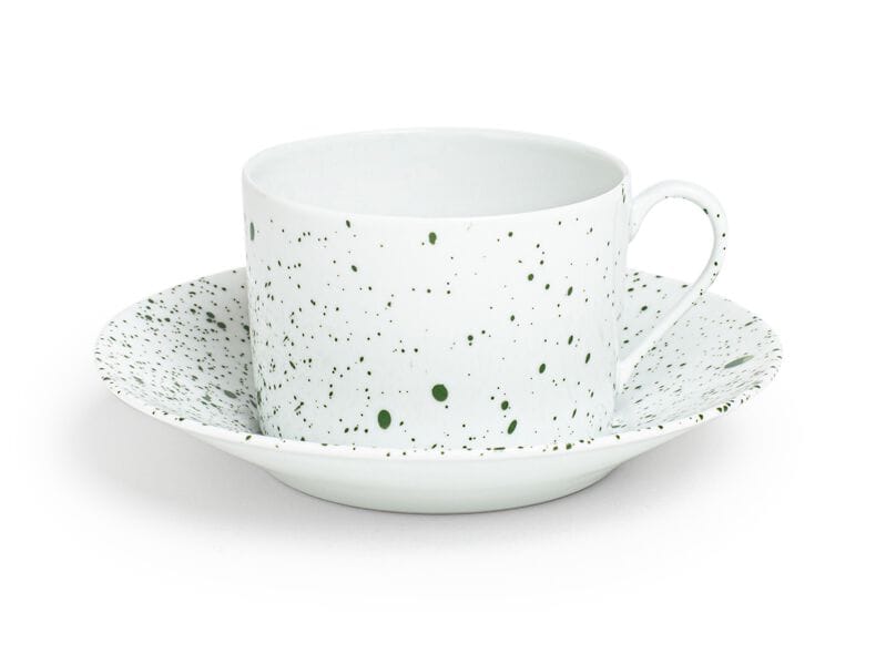 Фарфоровая чашка для завтрака с блюдцем Non Sans Raison Splash ARCH-00063556 - Вид №4