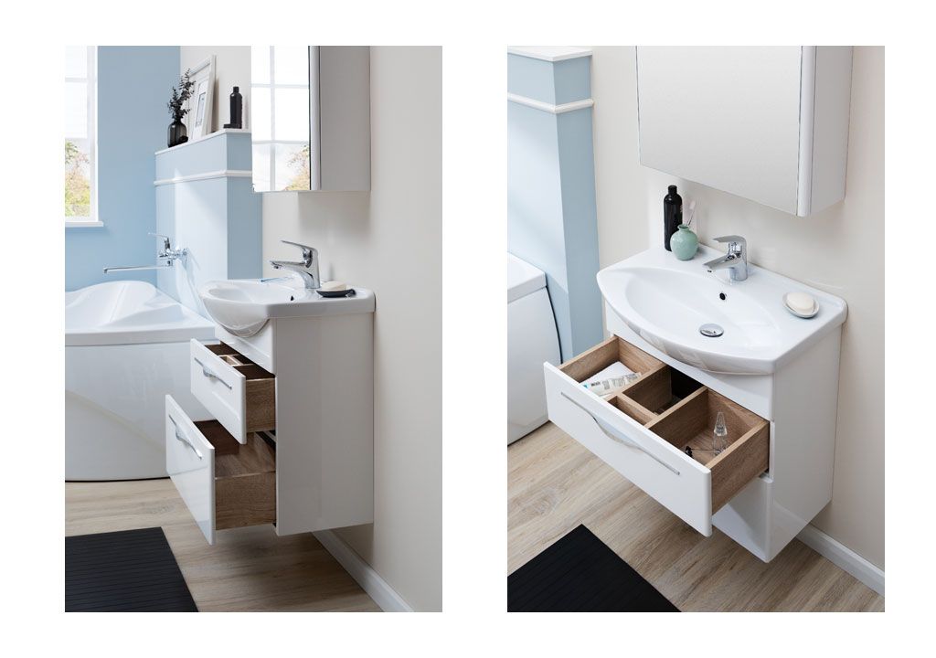 Тумба под раковину Aquanet Ирвин 65 белый sun-id-270533 - Вид №8