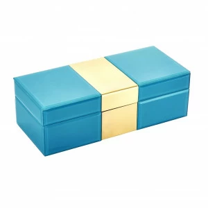Шкатулка Nura BUREAU  263037 Голубой;золото