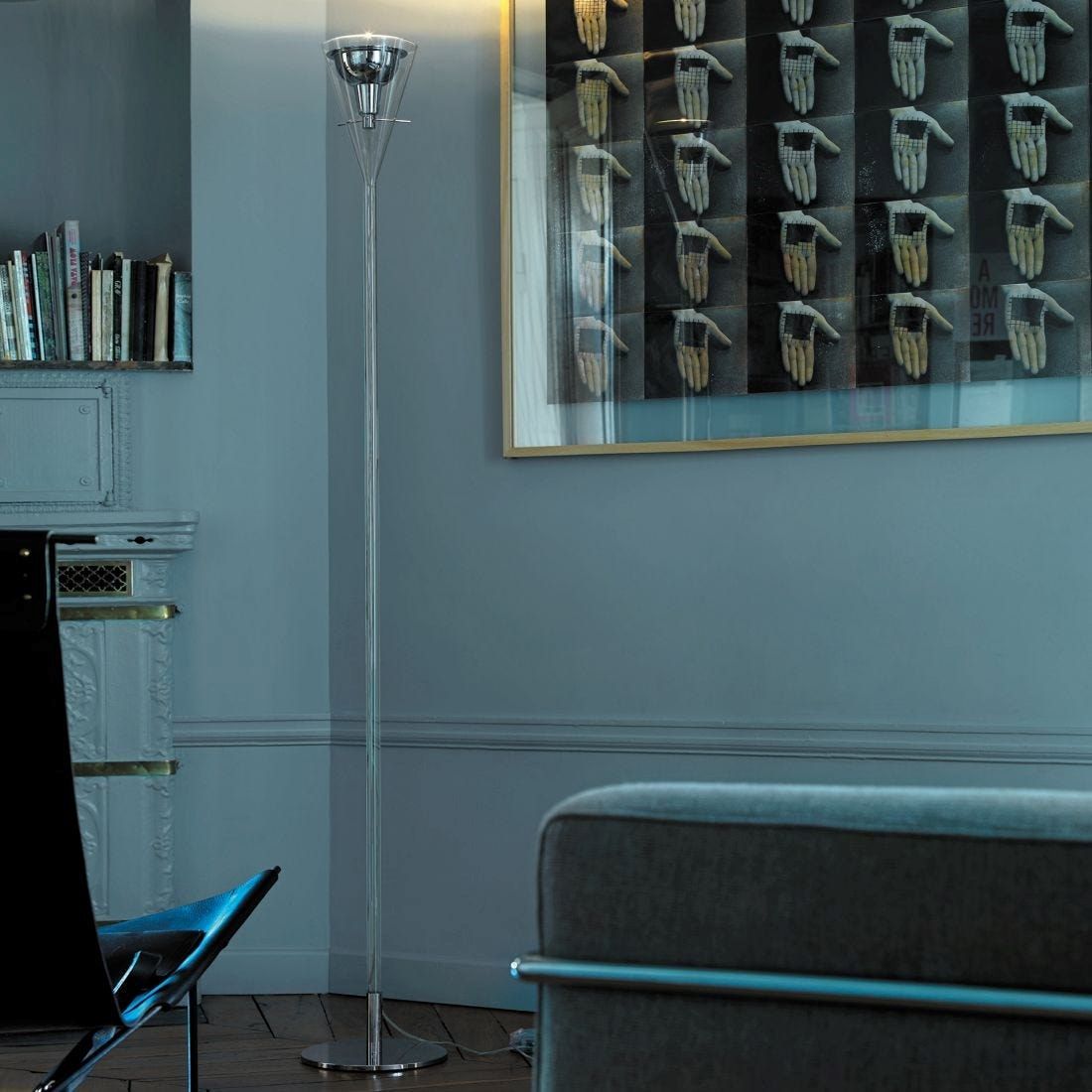 Торшер из алюминия и стекла FontanaArte ARCH-00039506 - Вид №4