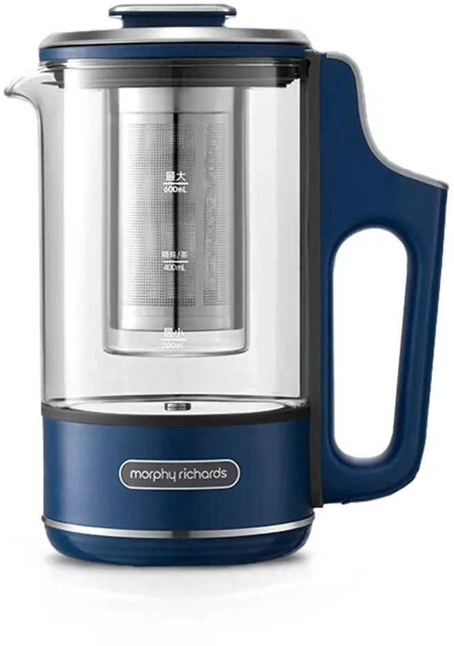 91505037 Электрический чайник Morphy richards MR6086B 0.6 л металл и стекло цвет синий STLM-0882959