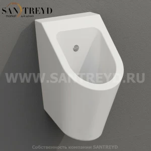 FO029BO Настенный писсуар, уринал с мушкой Ceramica Globo FORTY3
