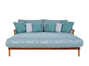 Тканевая Садовая кровать с основанием iroko