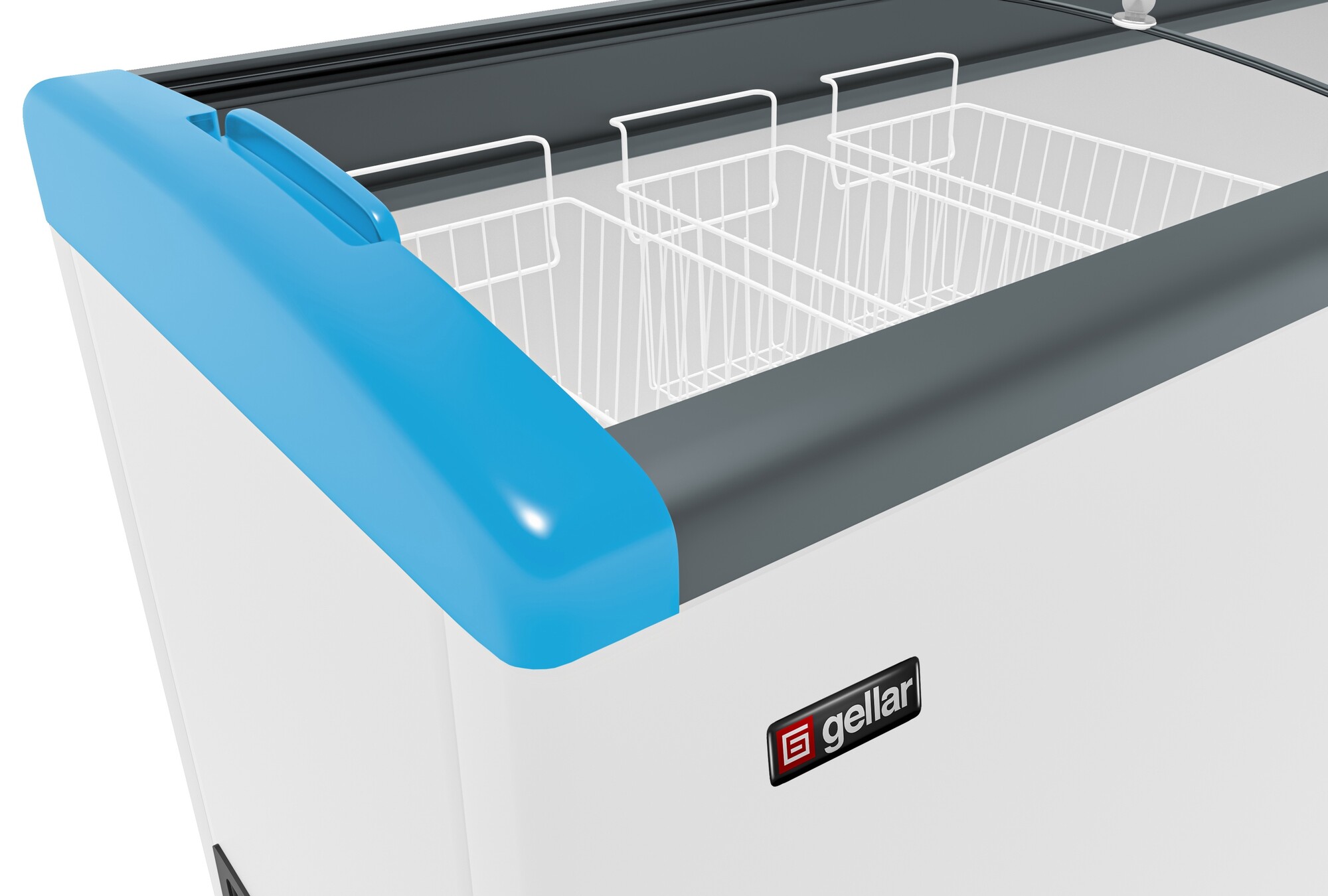 1229591 Морозильный ларь Frostor Gellar FG 400 E белый, синий STDN-0067730 - Вид №2