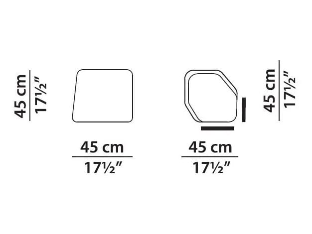 Кожаный модульный пуф Baxter BEKI ARCH-00045861 - Вид №3