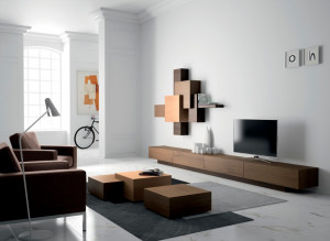 107326 Модульная композиция под ТВ 01 La Ebanisteria Collage