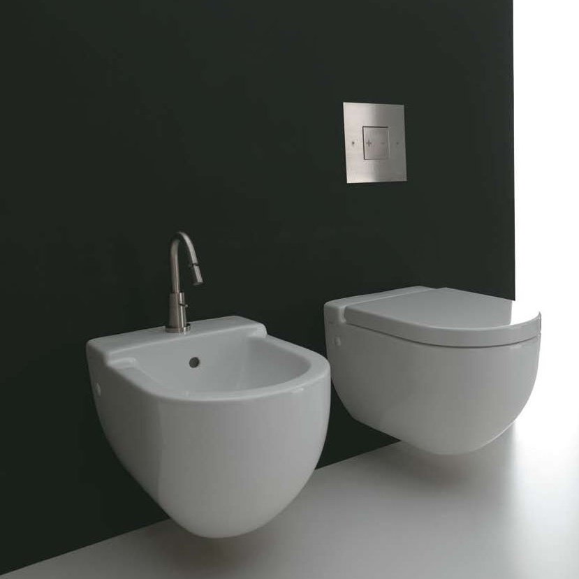 41946 Подвесной унитаз настенный Белый  ONE Италия Santreyd - Вид №4