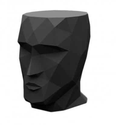 Приставной столик фигурный антрацит 49 см Adan от Vondom VONDOM ADAN ОТ VONDOM 288863 Черный  - Вид №1