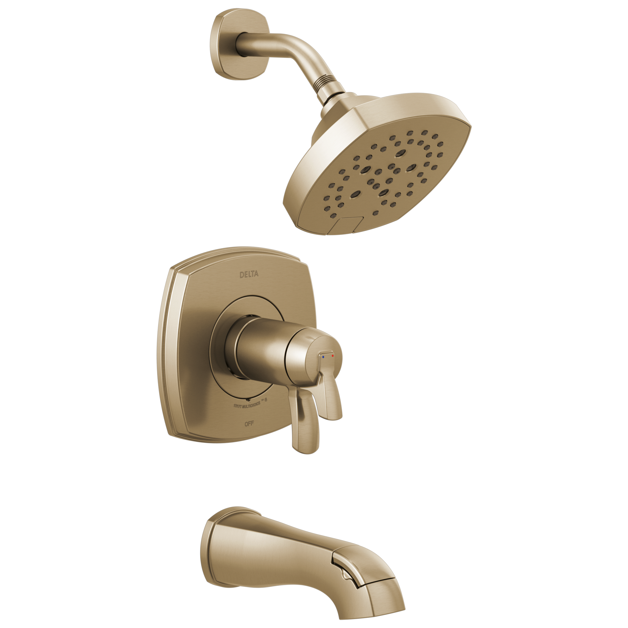 T17T476-CZ 17 Только термостатическая ванна и душ Delta Faucet Stryke Шампанское бронза 