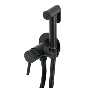 Смеситель с гигиенической лейкой Esko Concealed Mixer CM2 скрытый монтаж цвет чёрный 84460876 STLM-2110485