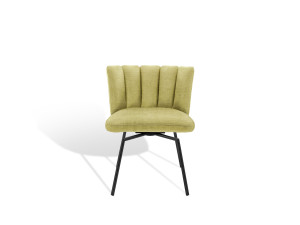 Мягкий стул с крестообразной рамой