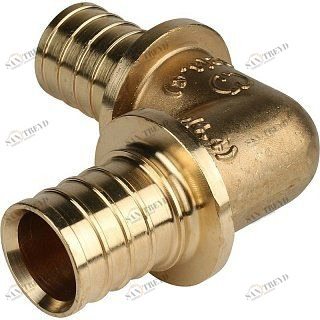 Угольник 90°16 аксиальный для труб из сшитого полиэтилена STOUT SFA0007000016