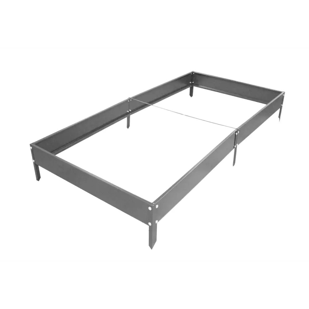 Грядка оцинкованная 100x200 см цвет серый 85096872 STLM-2054073 Santreyd 