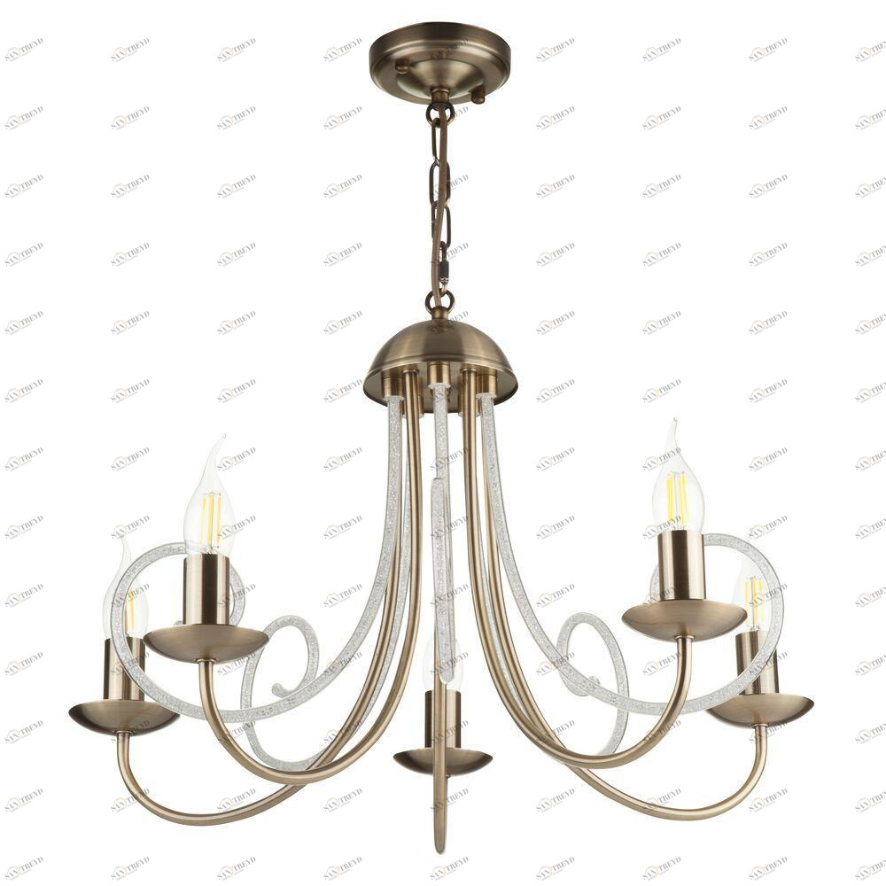 Подвесная люстра Freya Nicole FR2008PL-05BZ FREYA NICOLE 279381 Бронза