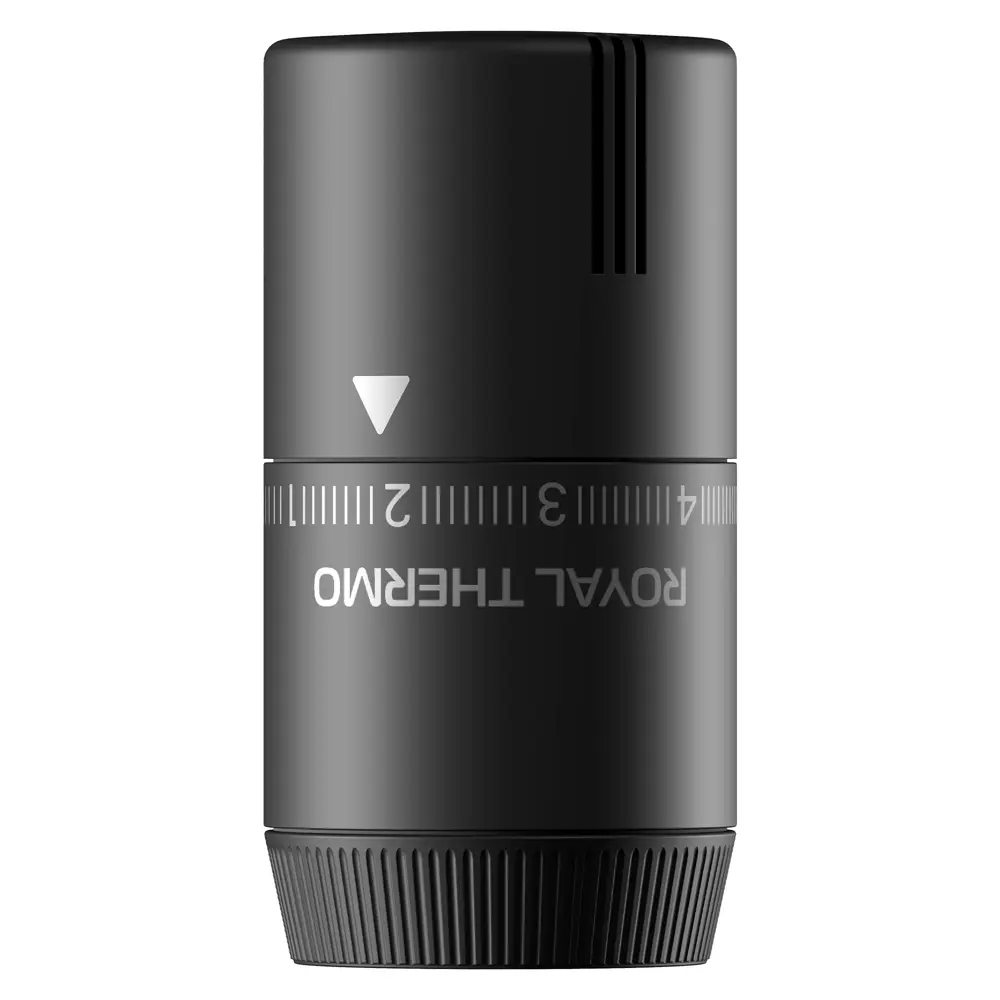 Термостатическая головка жидкостная Royal Thermo Design M30x1.5 черная STLM-2006546 - Вид №3