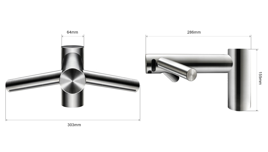 WD04 DYSON AIRBLADE Сушилка для рук совмещенная со смесителем Wash+Dry (245265-01 Англия) AIRBLADE WD04 - Вид №4