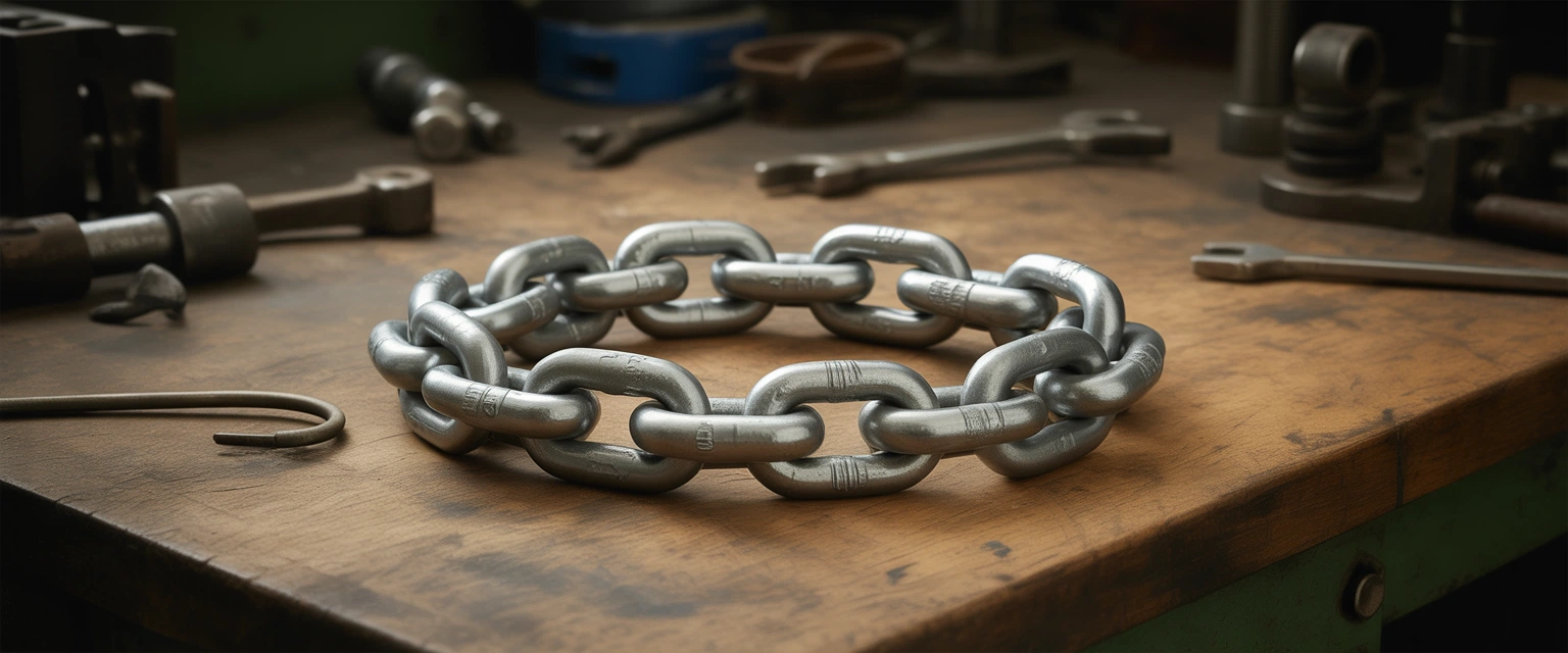 DIN 763 – Цепи для такелажа (тип «вертлюг-кольцо») - Баннер категории