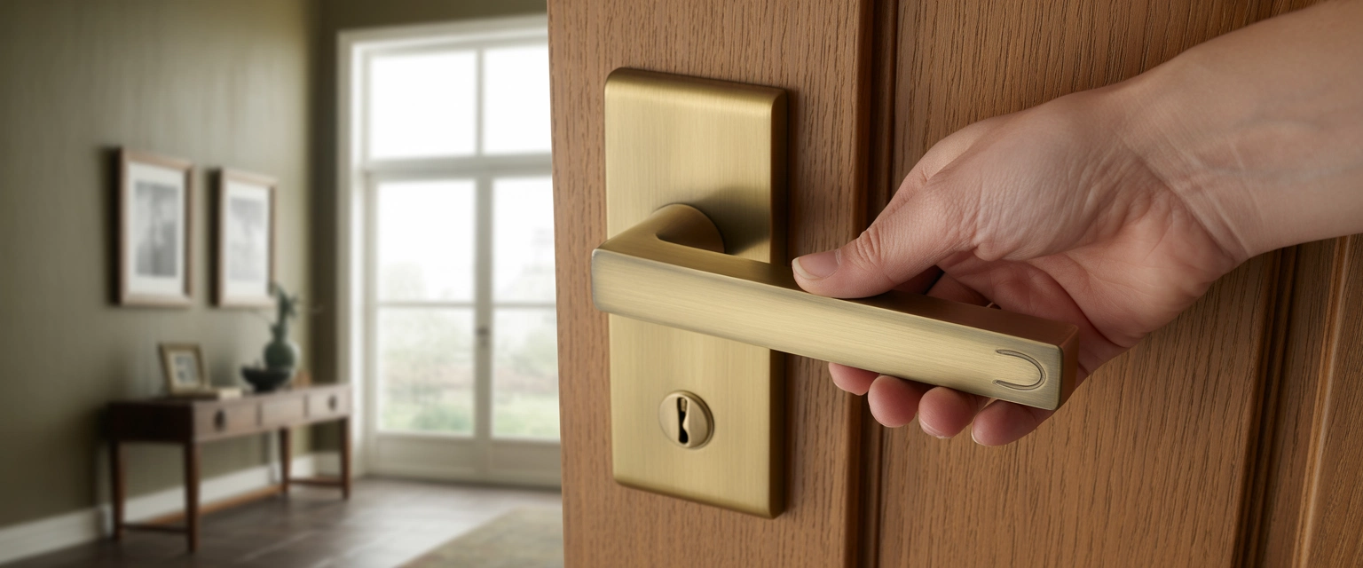 Дверные ручки с замком - Баннер категории