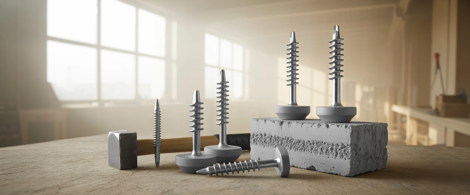 Дюбель Driva (Для газобетона, ДСП, гипсовых плит) - Баннер категории