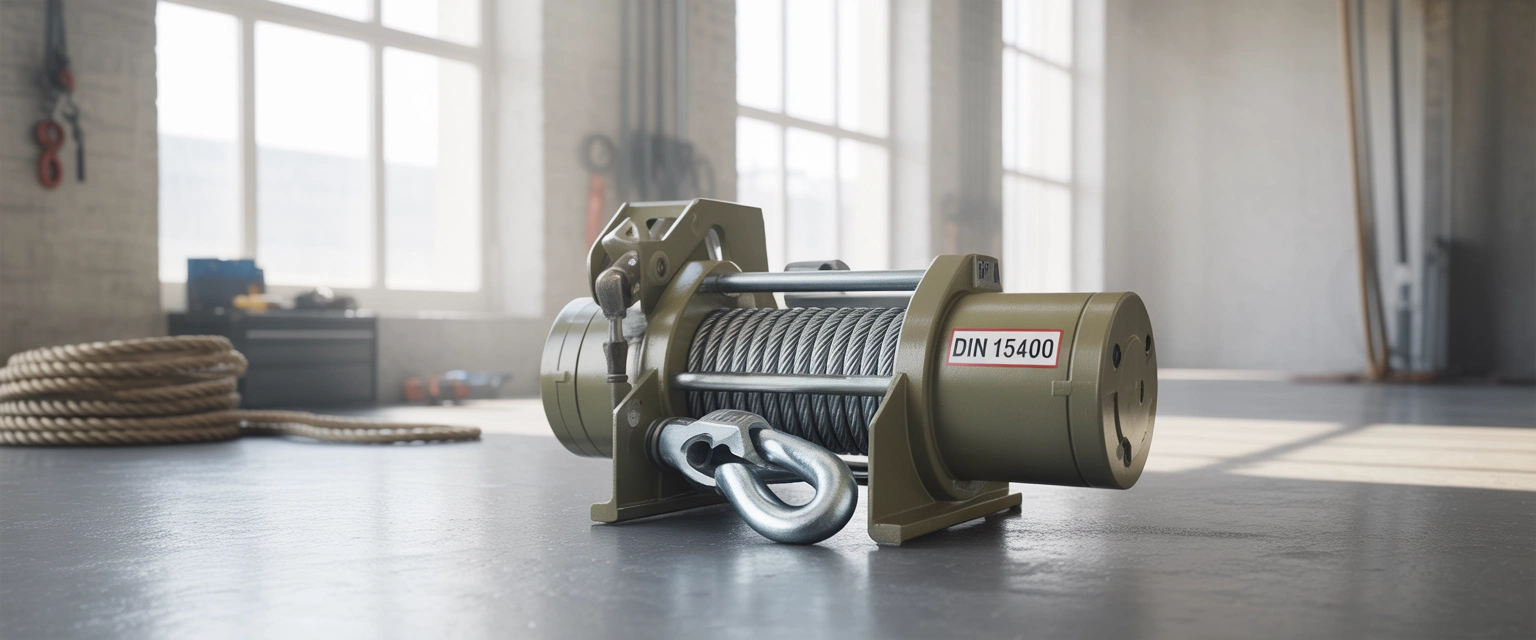 Электрические лебедки DIN 15400 - Баннер категории