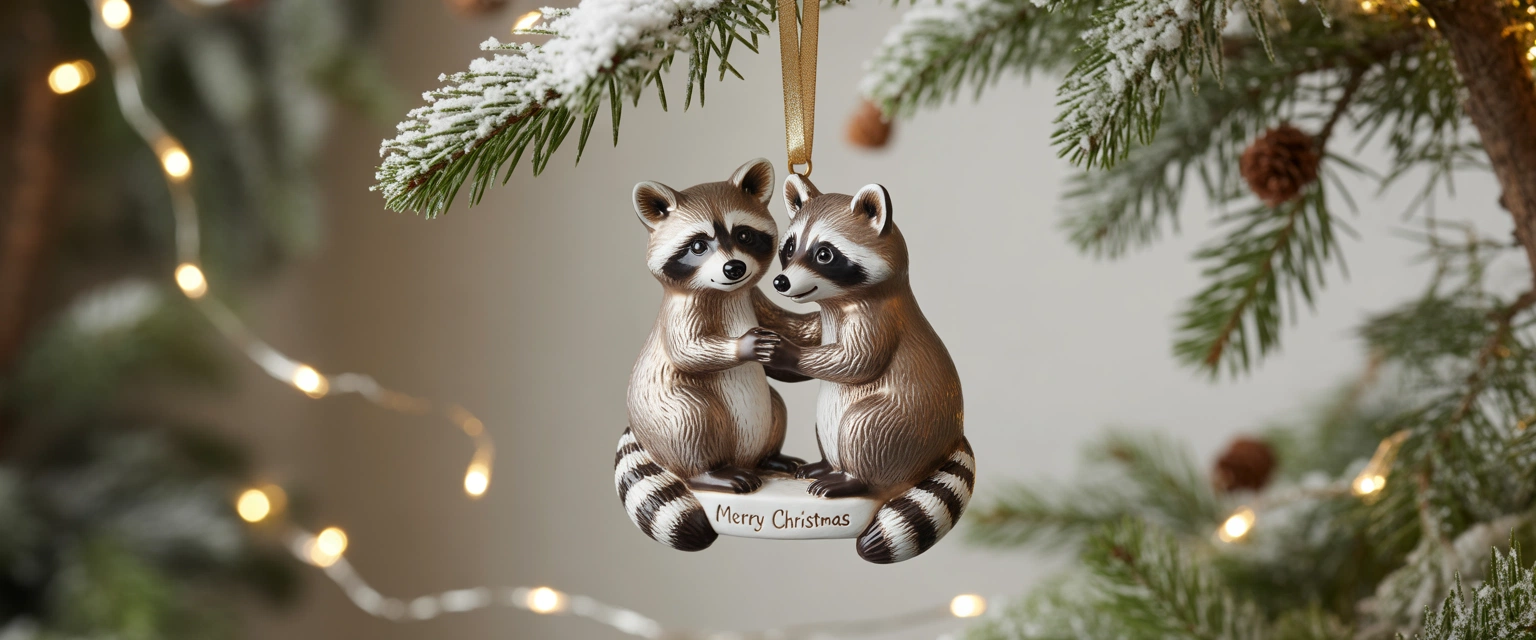 Елочная игрушка Еноты - Баннер категории