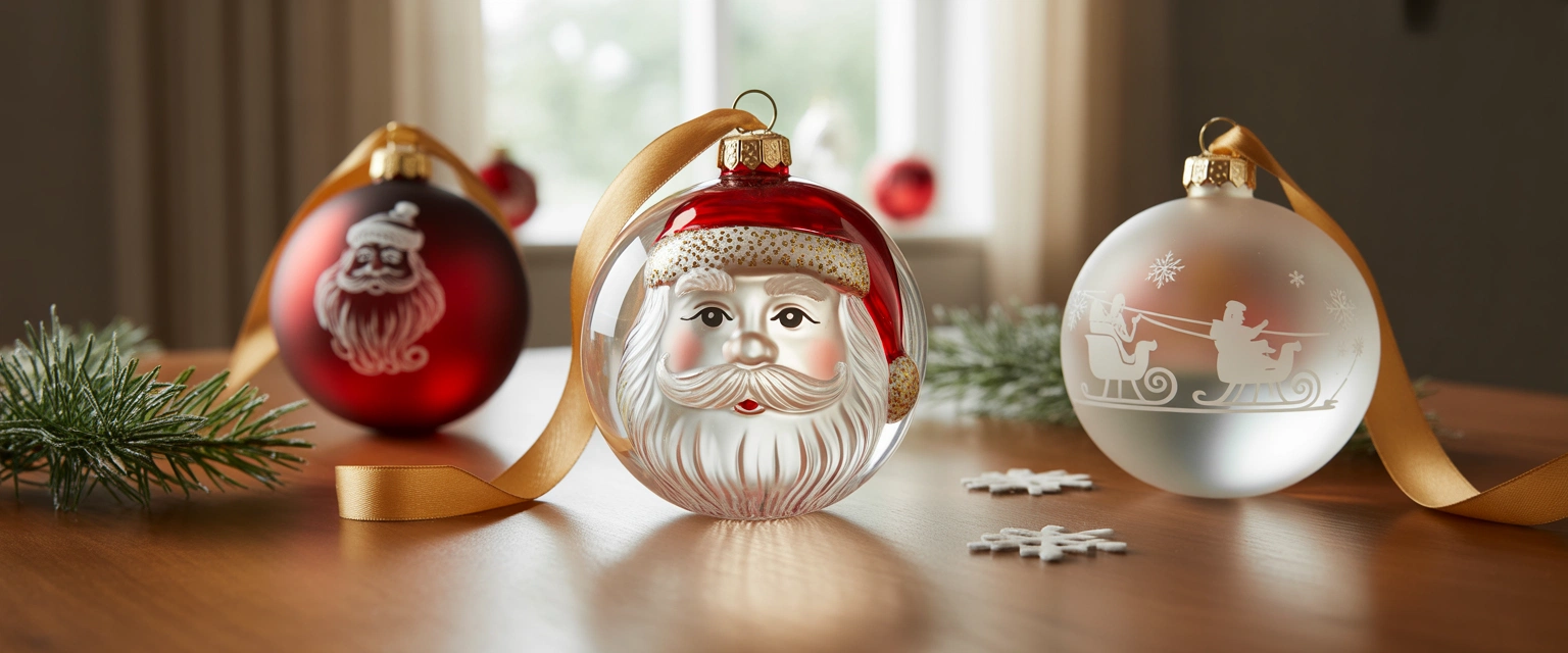 Елочные игрушки Дед мороз - Баннер категории