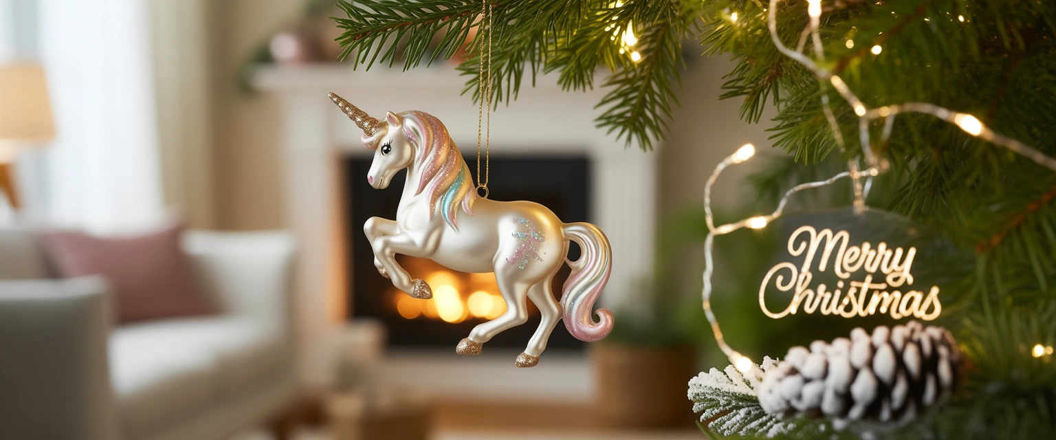 Елочные игрушки Единорог - Баннер категории