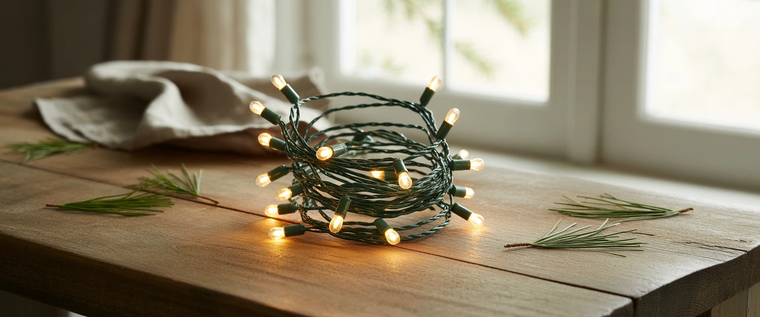 Гирлянды нити - Баннер категории