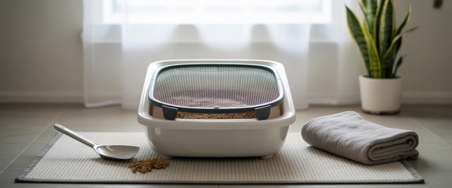 Лотки с сеткой для кошек - Баннер категории