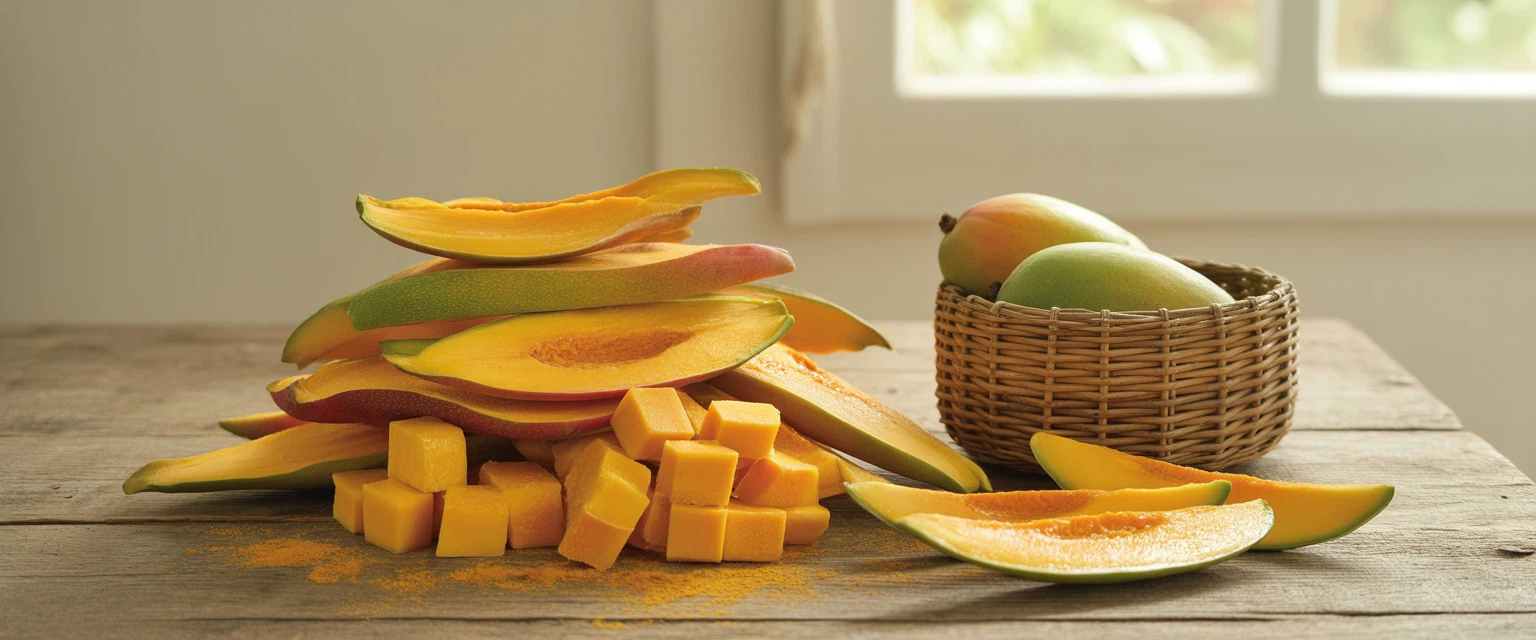 Манго сушеное (ломтики, кубики) - Баннер категории
