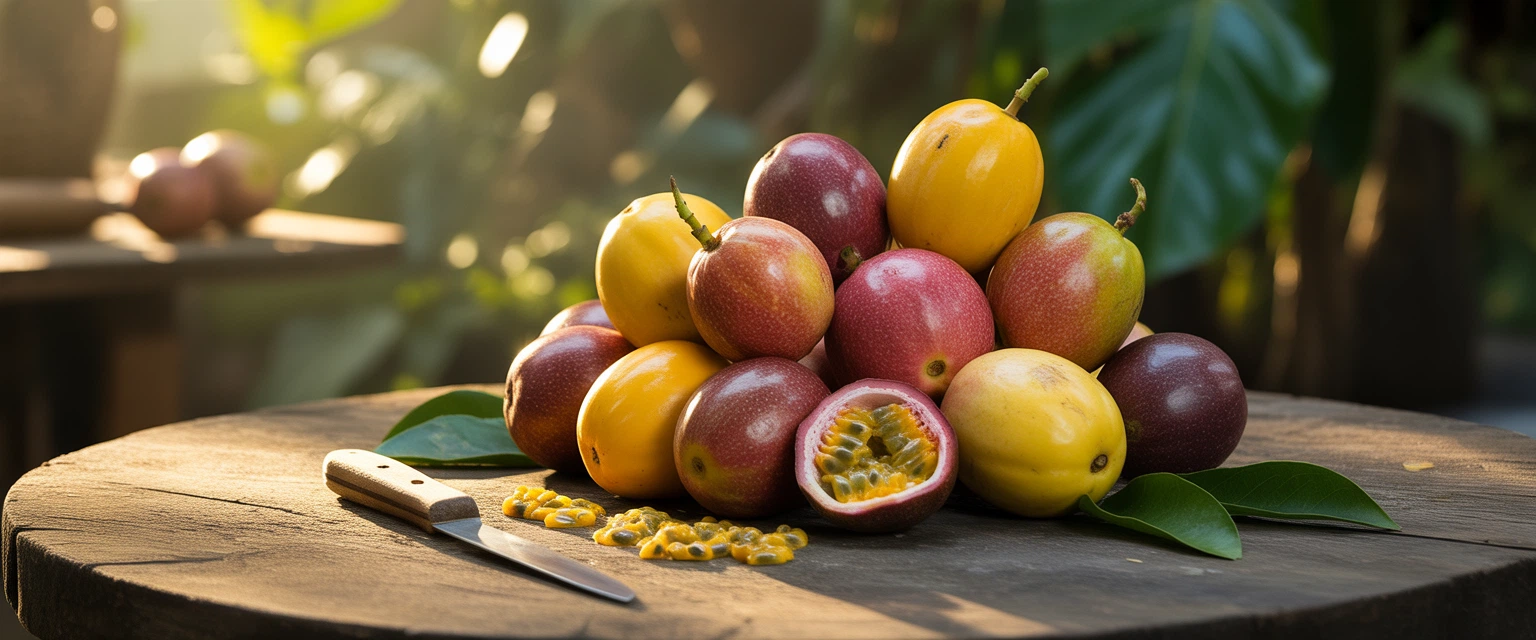 Маракуйя (фиолетовая, желтая) - Баннер категории