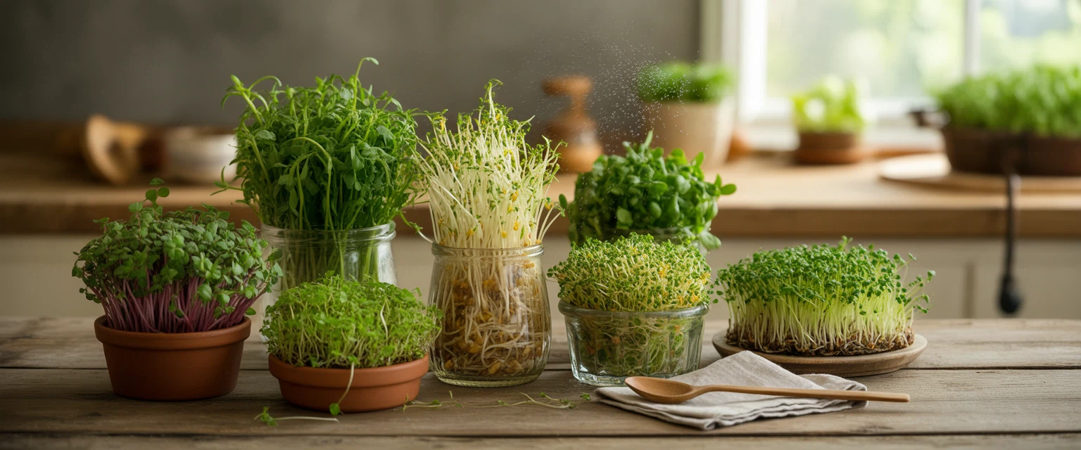 Микрозелень и проростки - Баннер категории