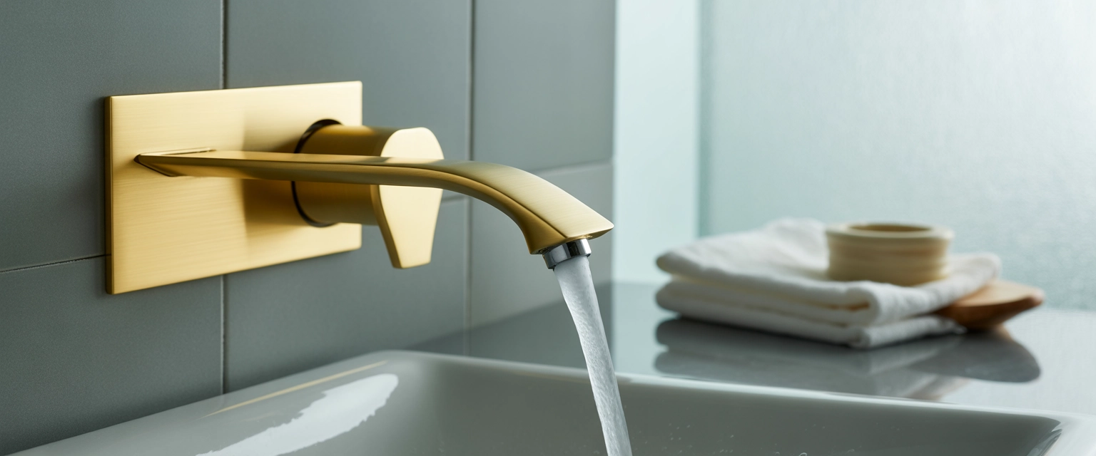 Настенные смесители для ванной - Баннер категории