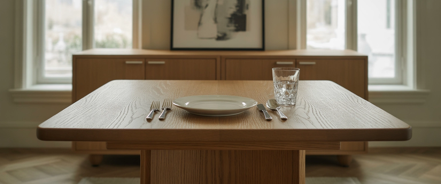 Обеденные столы квадратные - Баннер категории