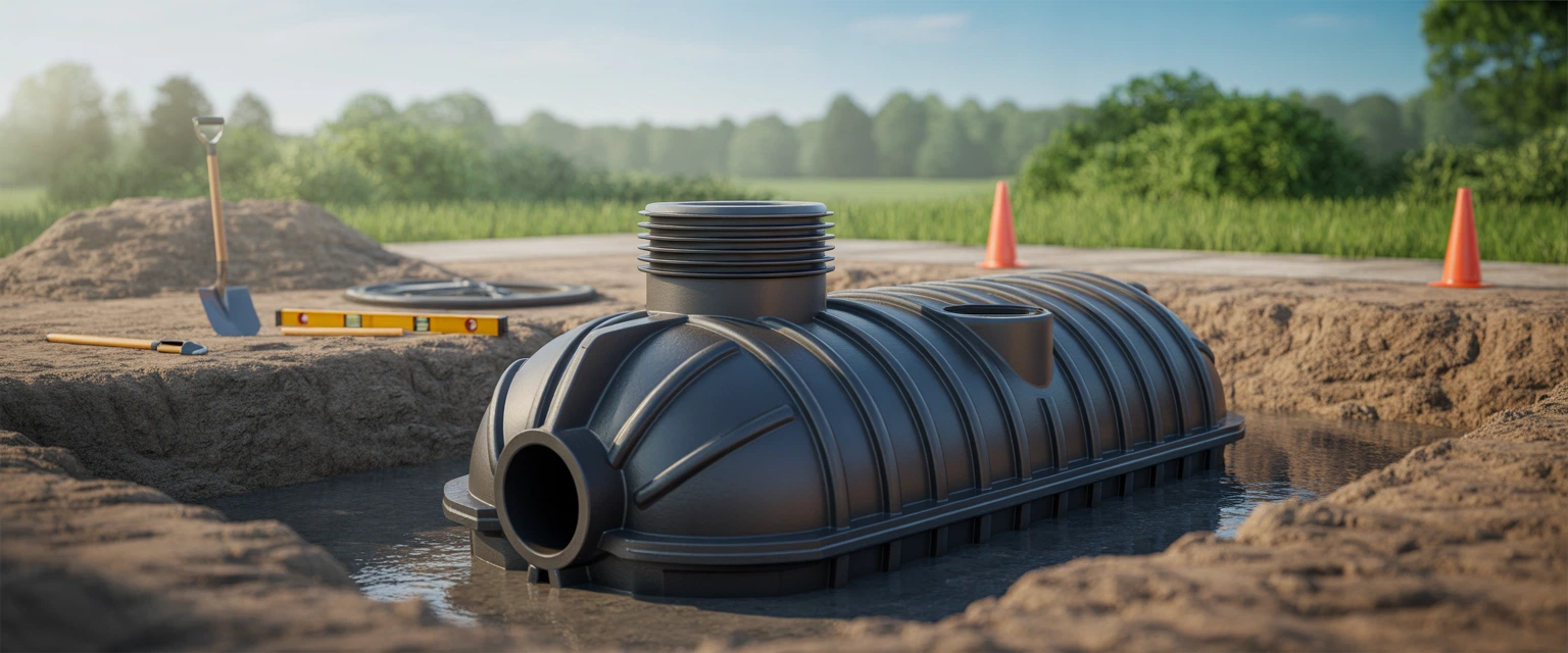 Пластиковые септики-отстойники - Баннер категории