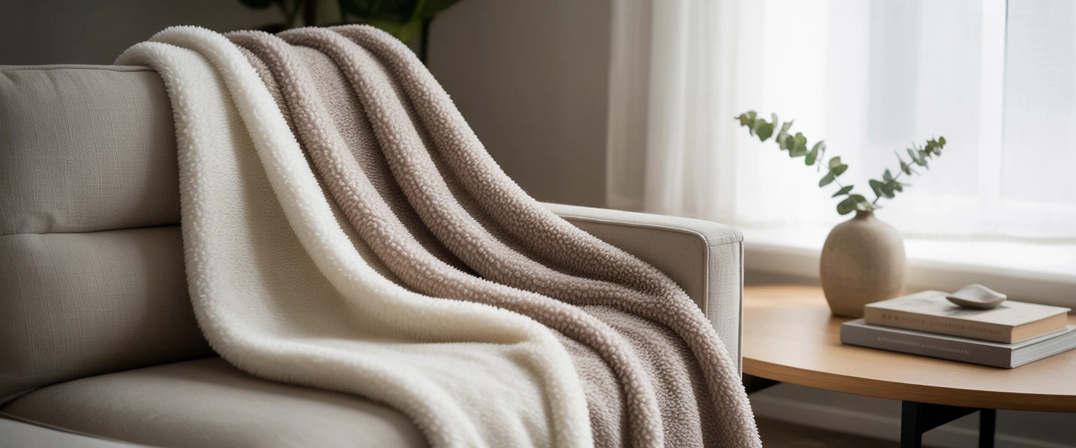 Плед из шерпы - Баннер категории