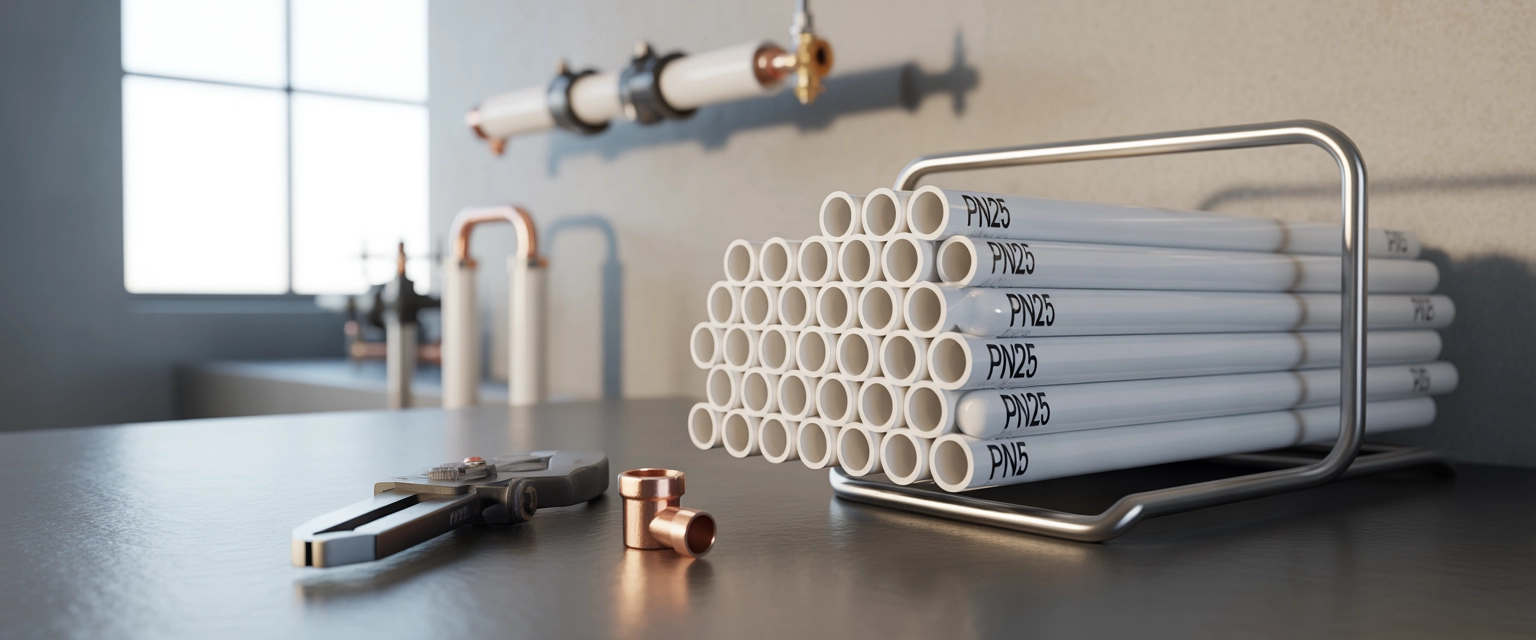 Полипропиленовые трубы PN25 для отопления - Баннер категории