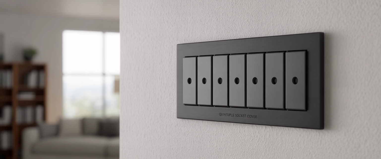 Пятерные рамки для розеток - Баннер категории