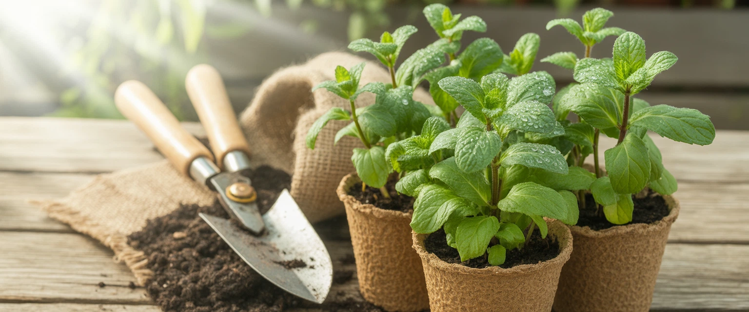 Рассада Мяты - Баннер категории