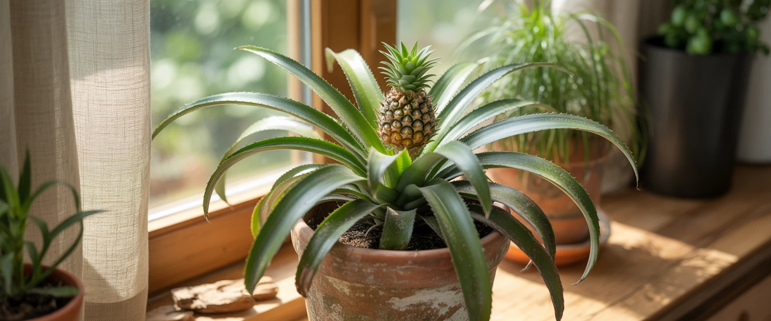 Растение Ананас - Баннер категории