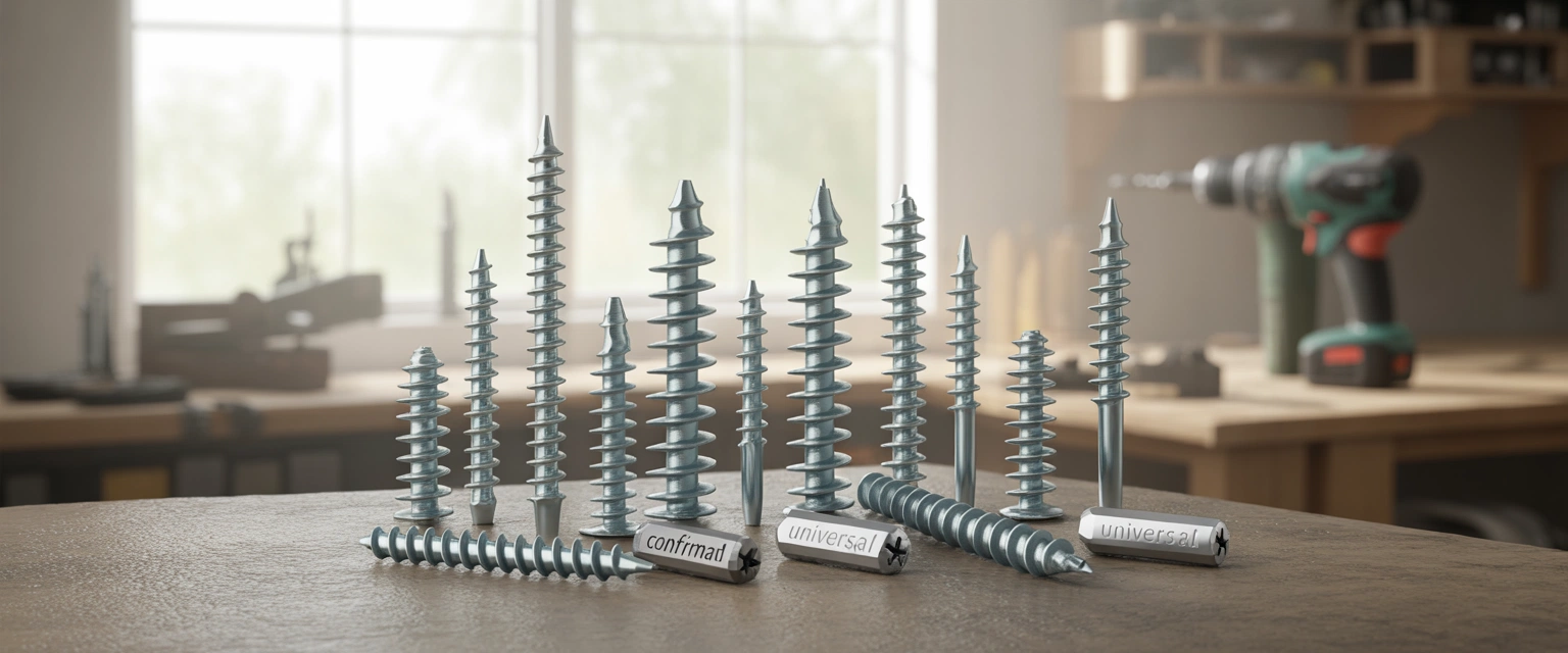 Шурупы (конфирматы, универсальные) - Баннер категории