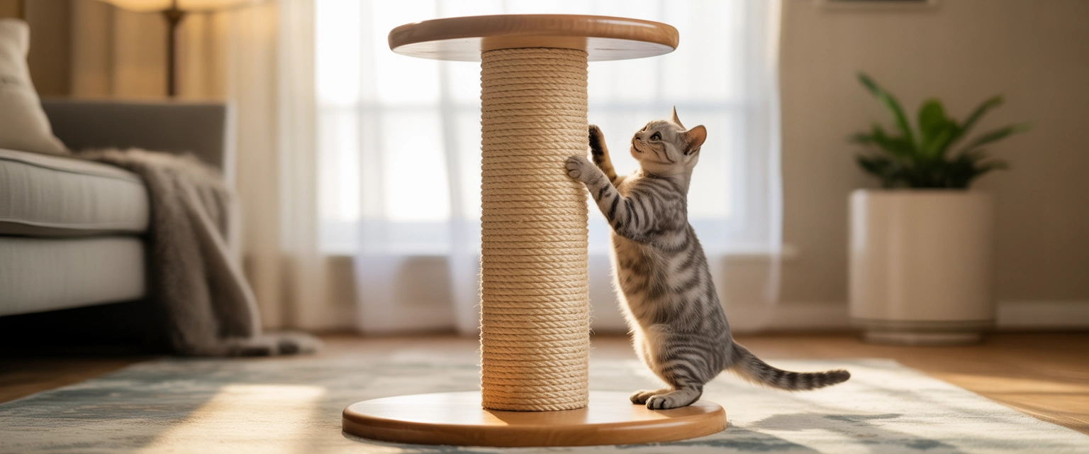 Столбики когтеточки для кошек - Баннер категории