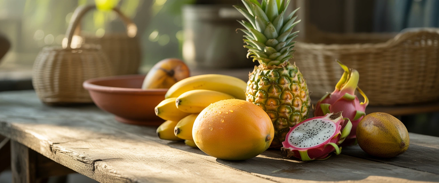 Тропические фрукты - Баннер категории