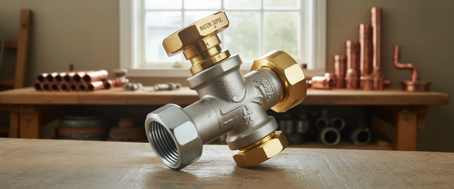 Угловые краны шаровые (латунь, сталь оцинкованная) - Баннер категории